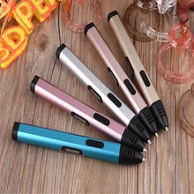 2017 New 5 Generations DIY 3D Pen Printer Pen Christmas gift for Kids Design Painting EU/US/UK/AU Plug