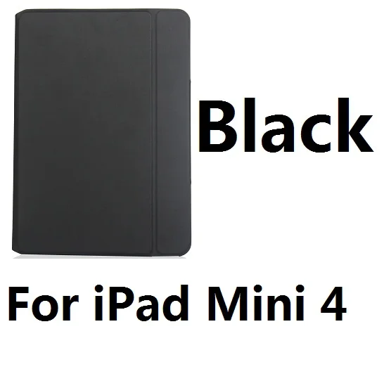 Ультратонкий чехол-подставка с клавиатурой Bluetooth для iPad Air 2 iPad Pro 9," iPad iPad 234 Mini 1 2 3 4 - Цвет: For Mini 4 Black