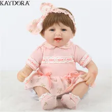 KAYDORA/силиконовые куклы-реборн для девочек; классические игрушки 42 см; ; Kawaii; мягкая игрушка; кукла-реборн; Реалистичная кукла