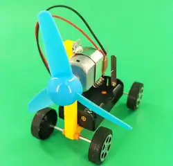 DIY игрушка модель автомобиля аксессуары ветер Мощность автомобиль Mini двигателя для детей науки Технология Малый производства