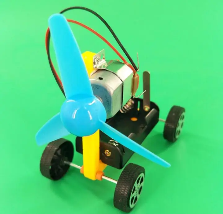 DIY Toy Car Model Accessories Wind Power Mini Motor for Children Science Technology Small Production Making | Игрушки и хобби