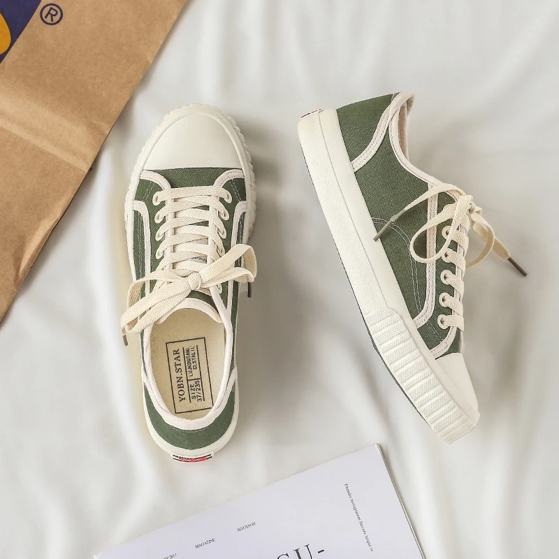 

Canvas shoes women's shoes summer students Korean version of the wild spring and autumn 2019 tide shoes