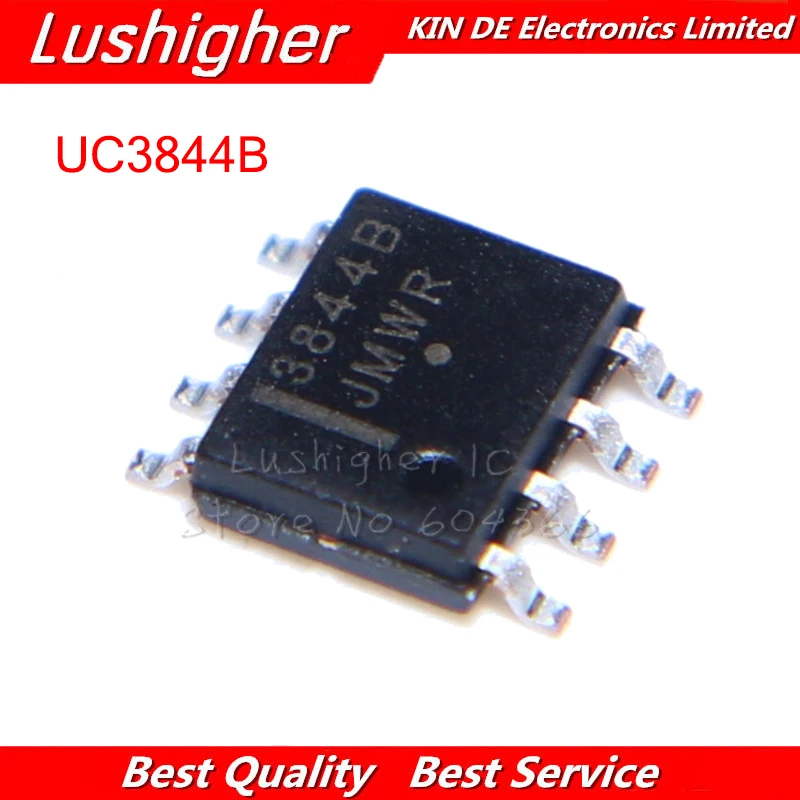 10 шт. UC3844B SOP8 UC3844BD1R2G лапками углублением SOP-8 UC3844BD1R UC3844 SMD новый оригинальный |