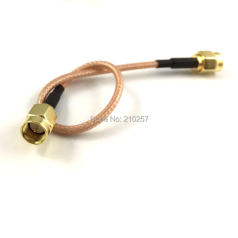 1pcs RF Sma 안테나 WiFi 피그테일 케이블 SMA 커넥터 남성-남성 RG316 15cm