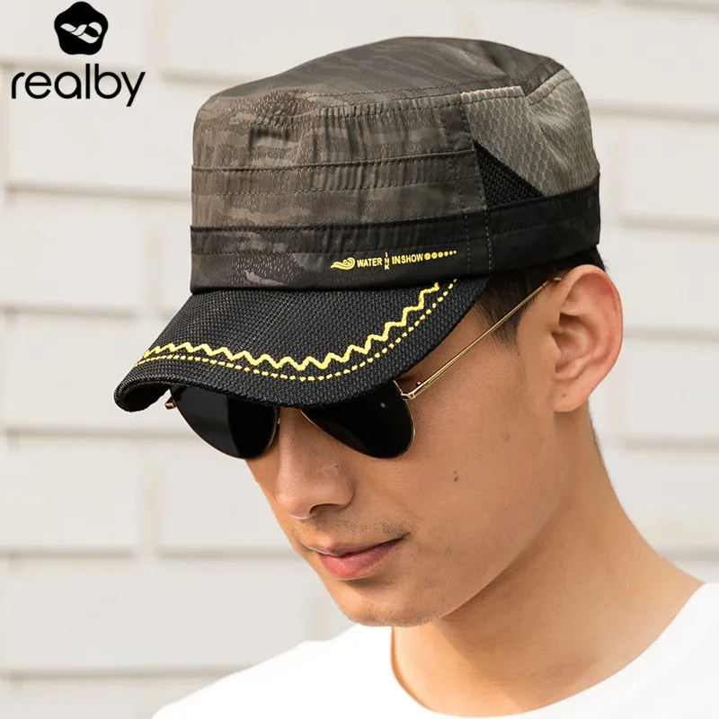 Prix pour REALBYMesh chapeau Plat TopMens HatOutdoors travellingarmy hatssummer golfcap chapeaux SunscreenMountaineering casquette de baseball XJK9 Prix pour REALBYMesh chapeau Plat TopMens HatOutdoors travellingarmy hatssummer golfcap chapeaux SunscreenMountaineering casquette de baseball XJK9