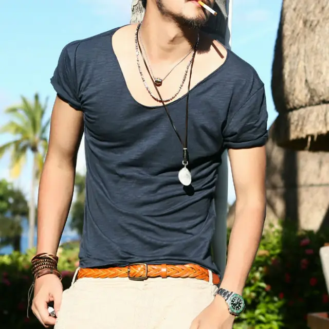 Men S Exclusive Pretty Tops V Neck T Shirts Stunning Cut Off Border New Summer Style Q001 V Neck T Shirt T Shirtv Neck Aliexpress men s exclusive pretty tops v neck t shirts stunning cut off border new summer style q001