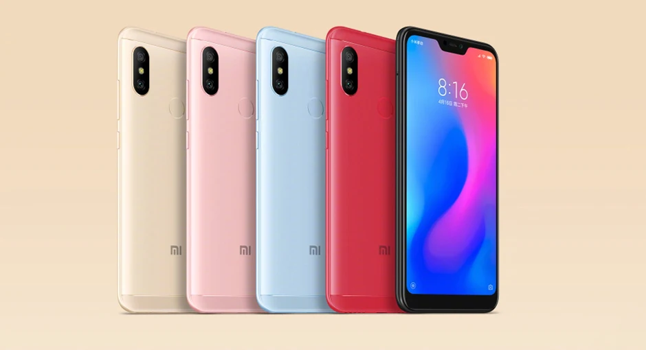 Original Xiaomi Redmi 6 Pro Mobile Phone 3GB RAM 32GB ROM Snapdragon 625 Octa Core 5.84 199 Full Screen Dual AI Camera 4000mAh (1)