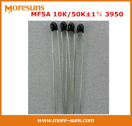 

Fast Free ship 500pcs/lot NTC bead form thermistor(small black) MF5A 10K/50K 1% 3950 ntc thermistor