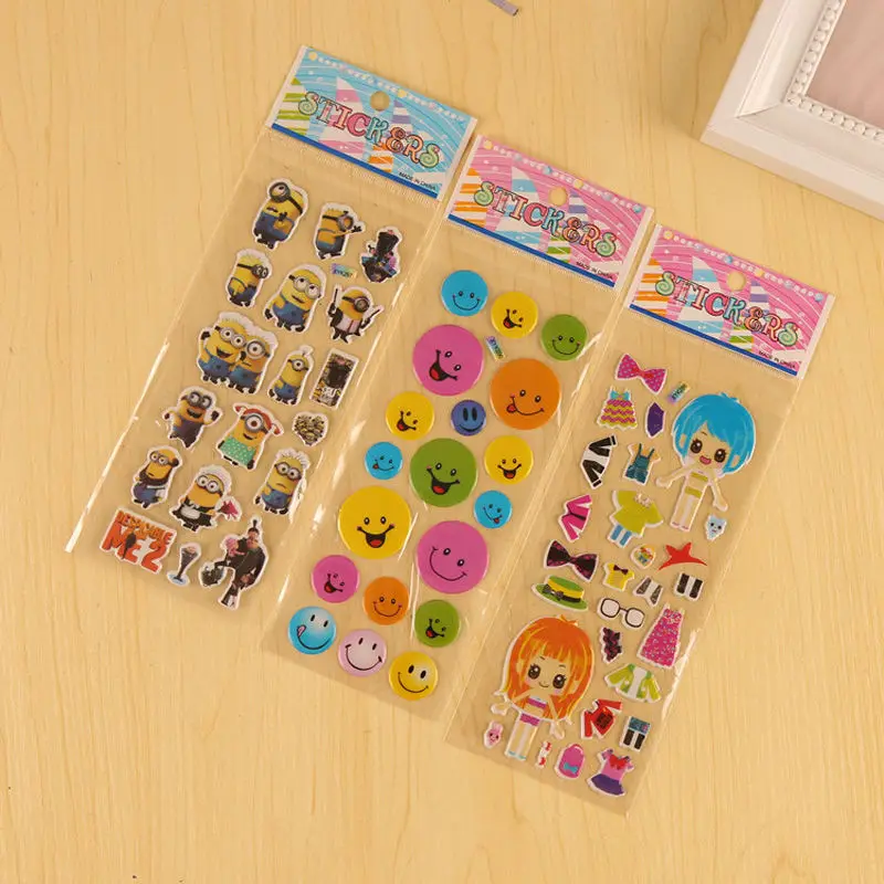 New lovely smiley sticker decal nursery perspective bubble child inspirational prizes stickers