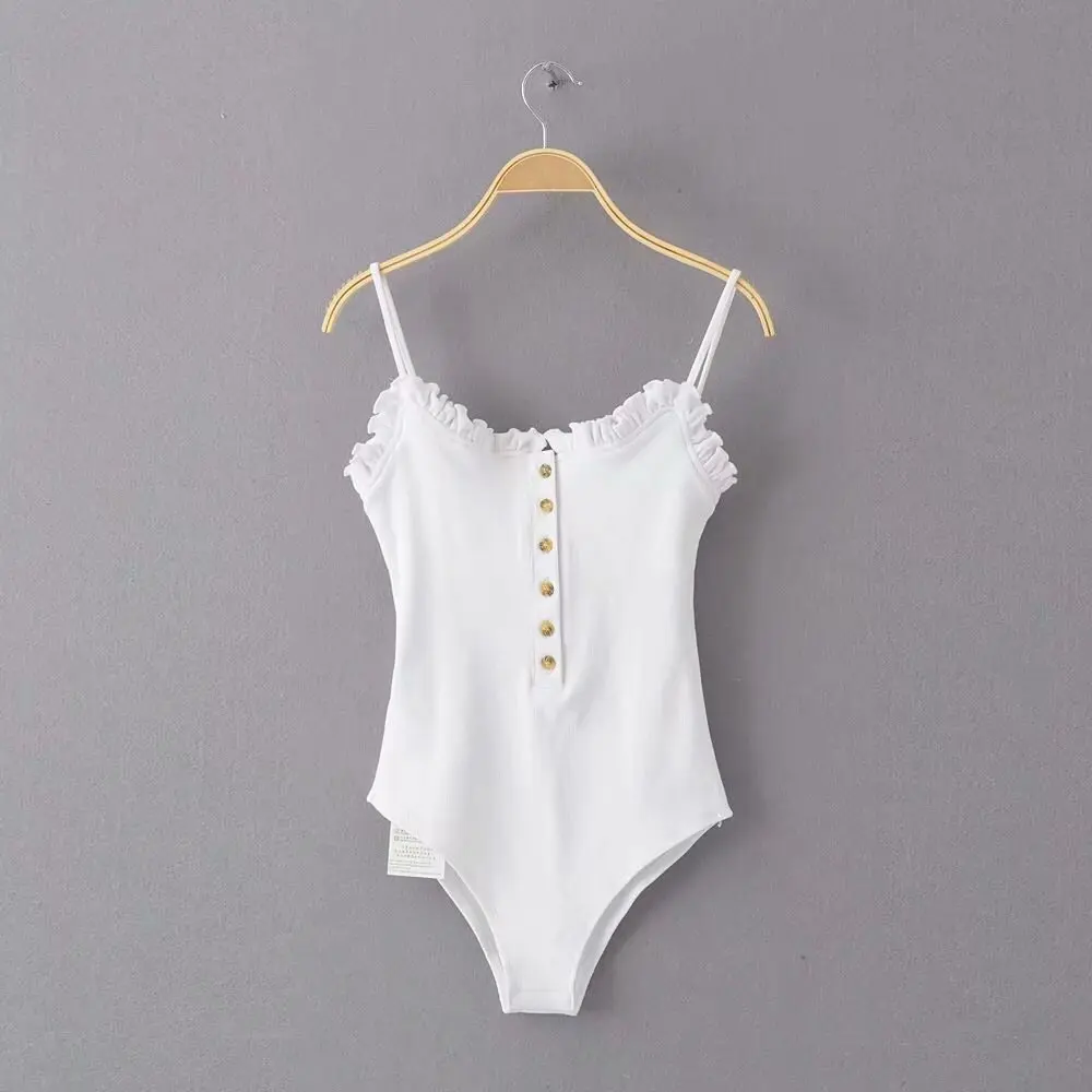 مثير المرأة داخلية السببية امتدت مع الحلو الكشكشة الوردي الأبيض الأخضر أسود اللون صداري الأوروبية والأمريكية نمط