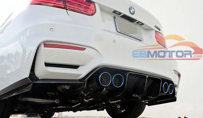 V Style  Rear Diffuser For BMW F8X F80 F82 M3 M4 2014UP B255F