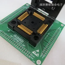 QFP160 TQFP160 IC51-1604-1350 burn-в гнездо золотым покрытием IC Тесты ing сиденье Тесты разъем Тесты bench