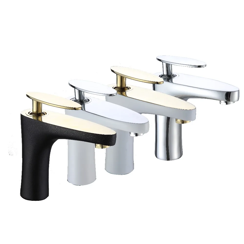 Bathroom Basin Faucet.Chrome, White Painting, Black Painting, Goldern