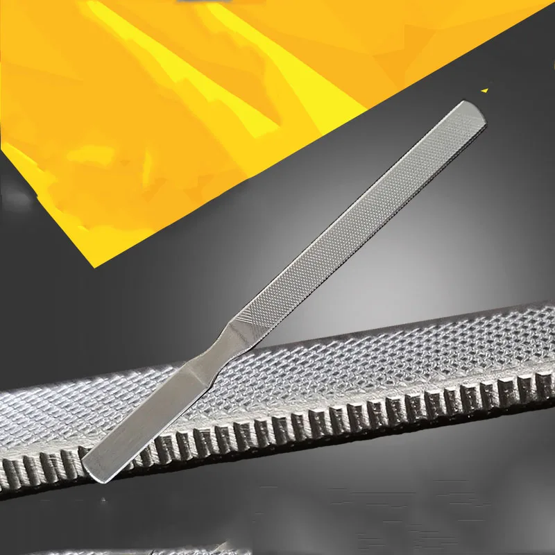 Special offer nail file large thick stainless steel Manicure tool