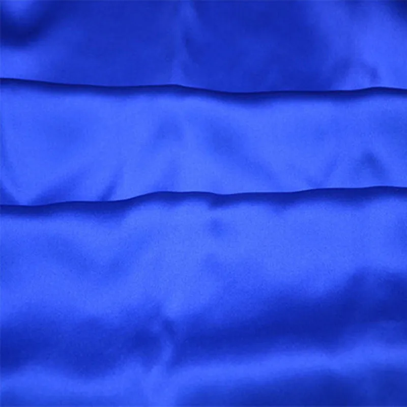 Шелк тутового шелкопряда ткань многоцветная гладкокрашеная шелковая ткань для платья шелковое постельное белье шарф# LS0114-24 - Цвет: royalblue