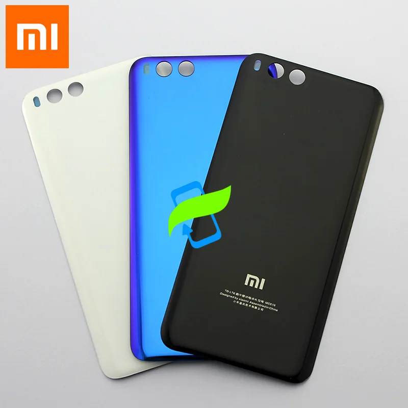 Xiaomi Mi 6 Задняя крышка батареи задняя корпус 3D стеклянная чехол для XIAOMI Mi6
