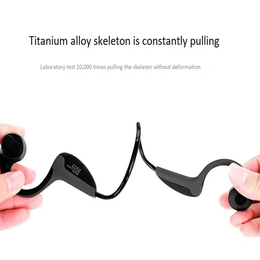 Sports Bluetooth Bone Conduction Earphones Stereo Headset NFC Wireless Headset Outdoor Hands free with Mic For Iphone X Running (10)