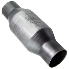 Универсальный 2,5 дюймов каталитический нейтрализатор высокая пропускная способность T409 Нержавеющая сталь 410250 Нержавеющая сталь Универсальный 2,5 дюймов каталитический нейтрализатор высокая пропускная способность T409 Нержавеющая сталь 410250 Нержавеющая сталь