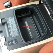 2008-2017 Auto Interni Antiscivolo Stivaggio Riordino Box Centrale Per Toyota Land Cruiser LC 200 FJ200 accessori