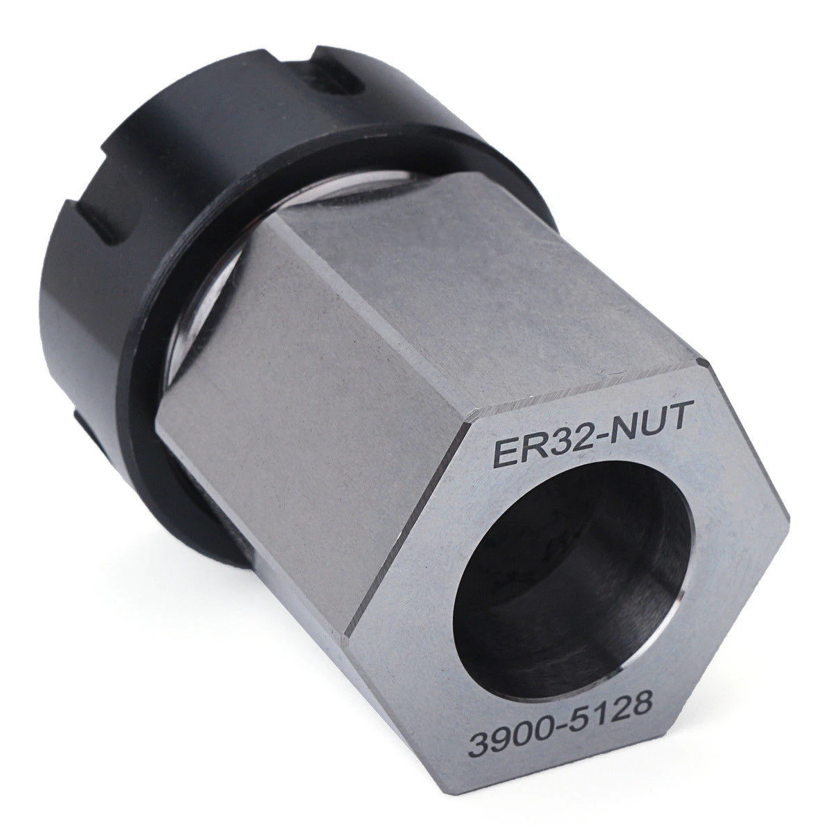 1pc Hard Steel ER32 Collet Block Hex Spring Chuck Collet Holder Silver