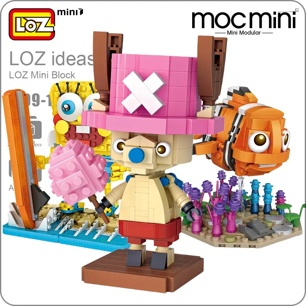 

LOZ Mini Blocks Anime Deer Fish Mini Loz Building Block 2018 Kids Toys Unique Gift Ideas Christmas Decoration Brick Educational