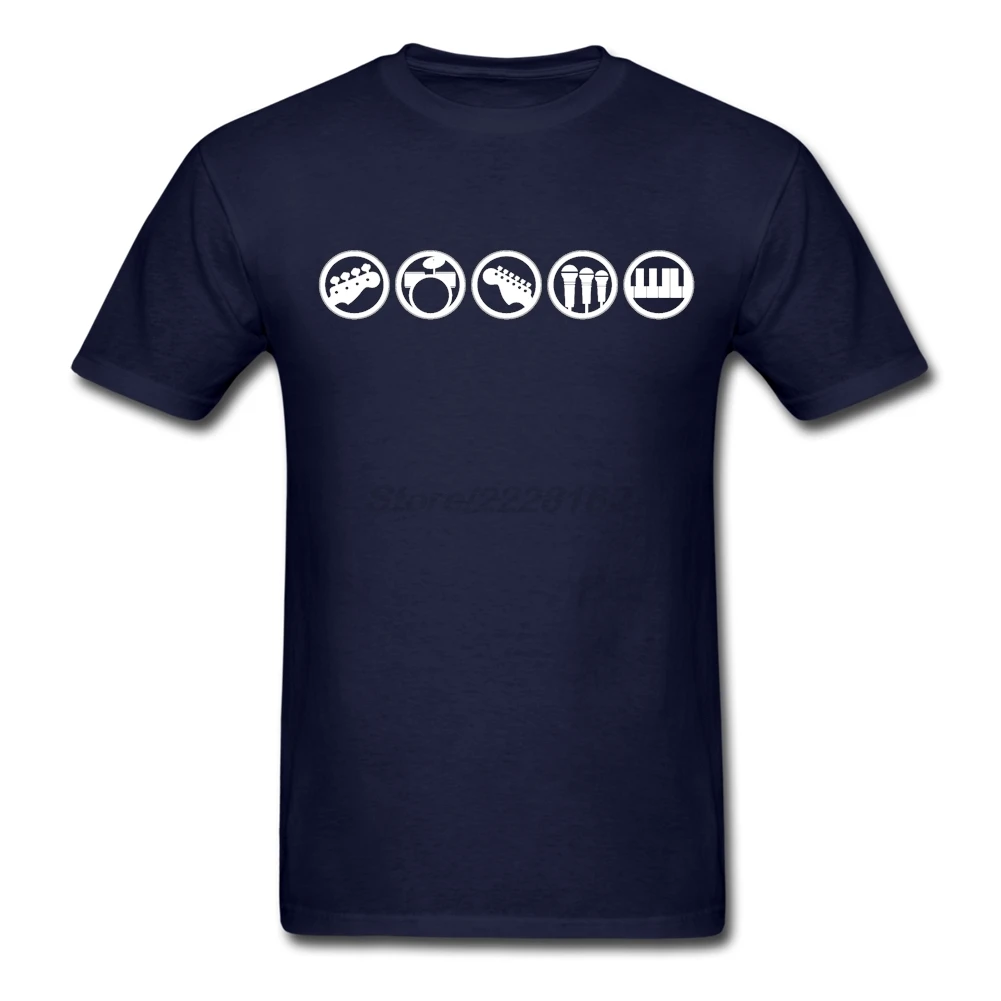 Adult Man Own T Shirts with ROCK Band Discount T Shirt 100 Cotton