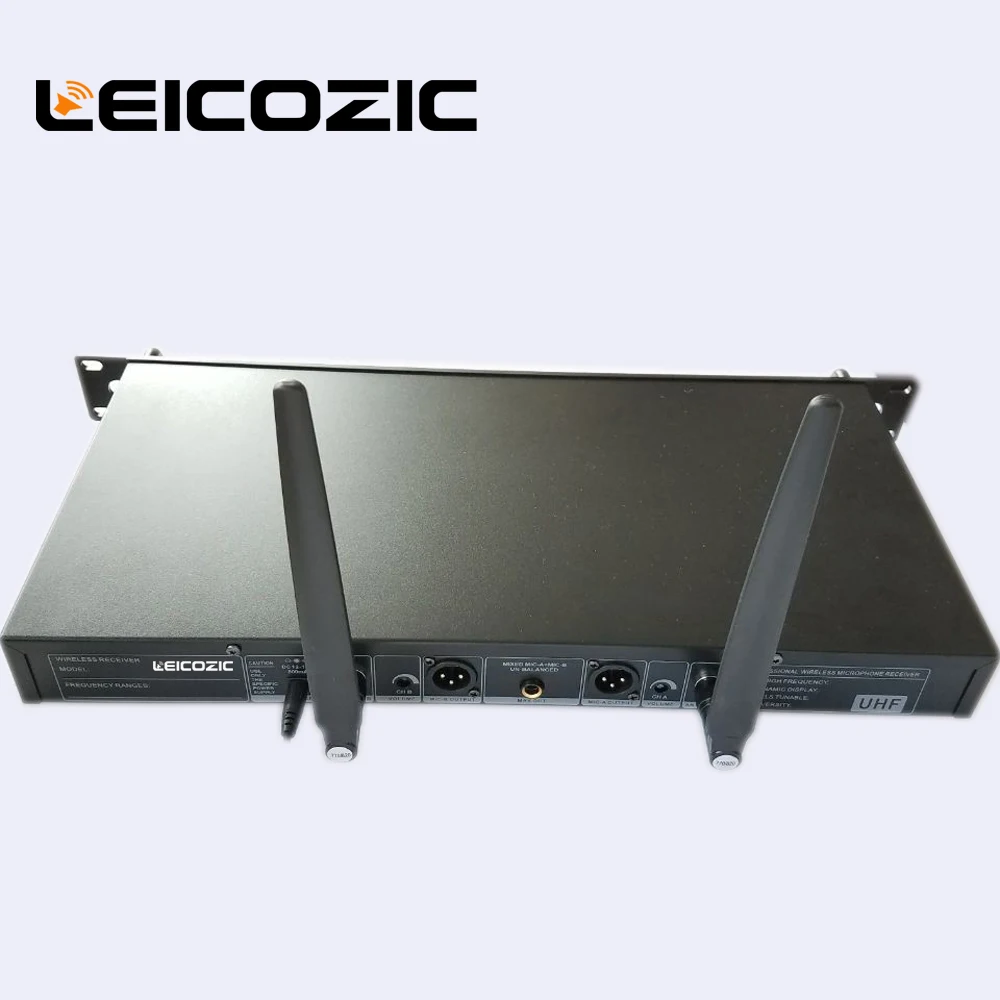 Беспроводные микрофоны Leicozic U24D сценический беспроводной микрофон 2 ручной
