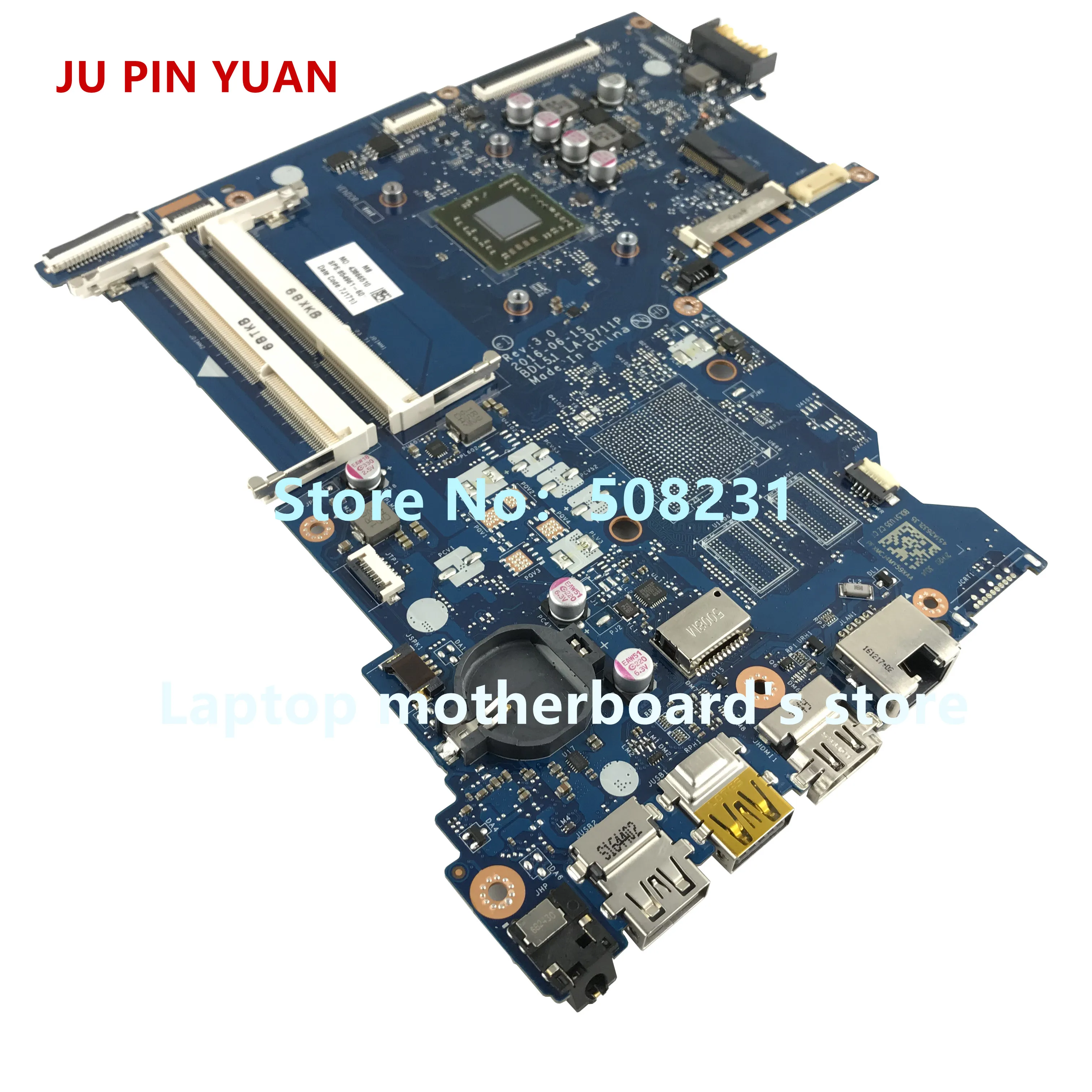 mainboard para hp notebook 15-ba 15z-ba computador