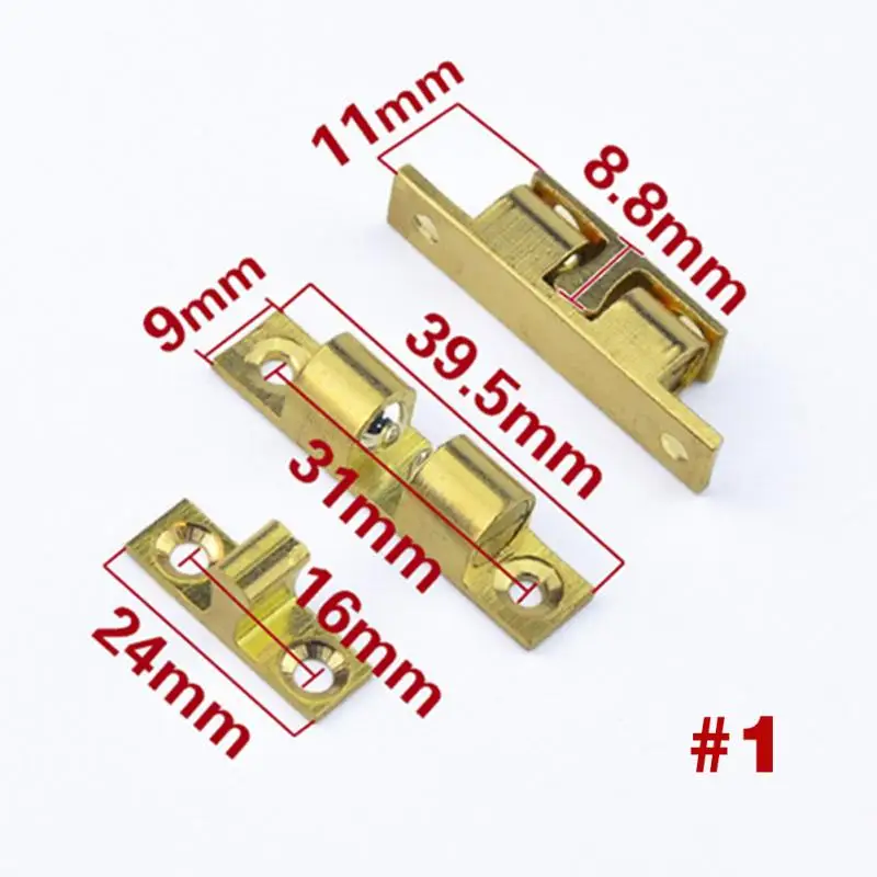 1 комплект дверной замок сенсорные защелки шкафы переключатель с блокировкой шкаф с монтажной опорой шар-пружина шкафчик регулируемый латунный дверной замок