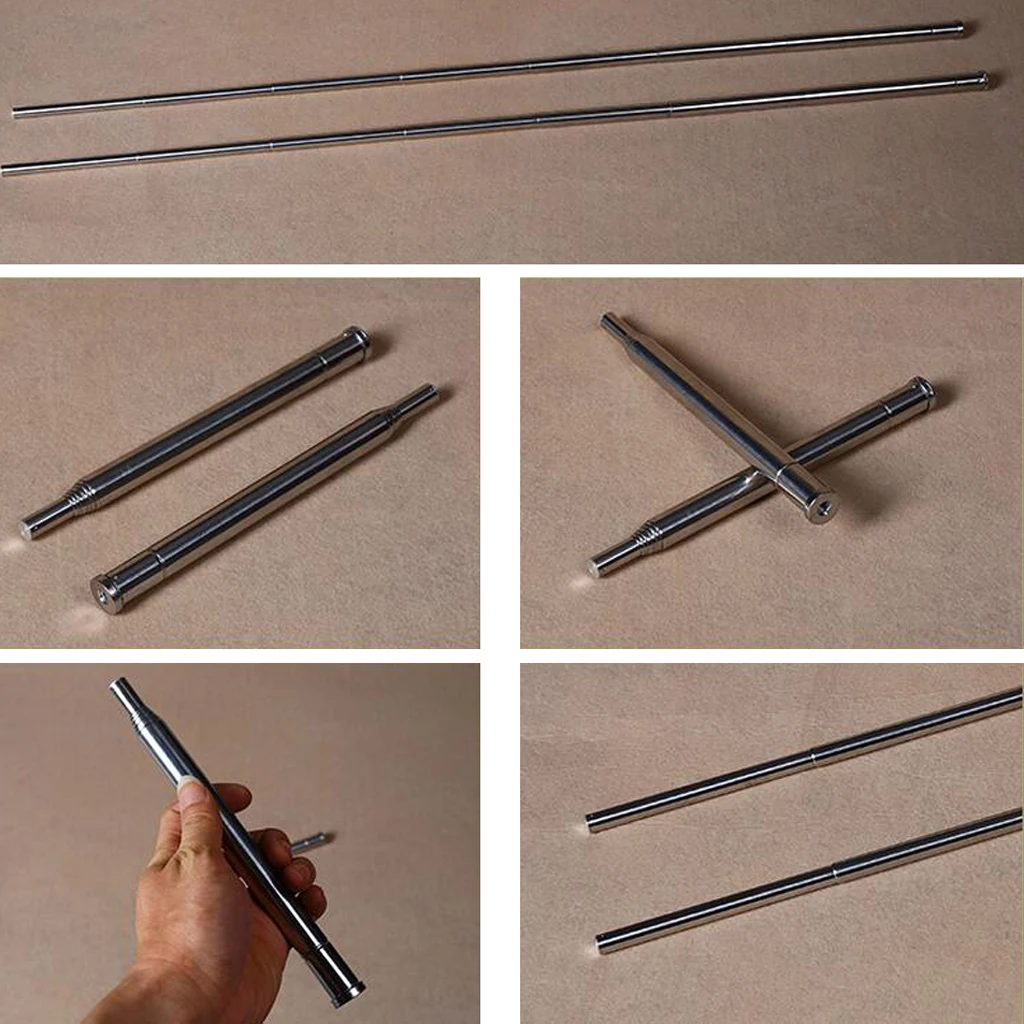 2pcs Durable Stainless Steel Telescopic Sticks Accessory For Belly Dance Costume Isis Wings