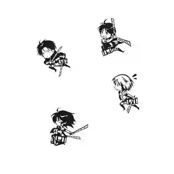 

Pegatina Attack on Titan Sticker Anime Cartoon Levi Car Decal Sticker Vinyl Wall Stickers Decor Home Decoration