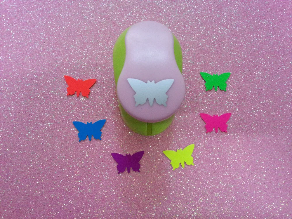 free ship 1 inch new butterfly shape craft punch paper punches