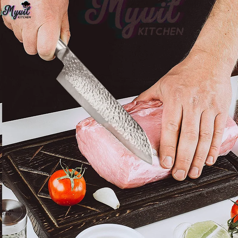 Kitchen Knife 7 Inch Chef Knives Japanese Utility Santoku Knife Meat Cleaver 50Cr15 420 High Carbon Stainless Steel dropshipping Kitchen Knife 7 Inch Chef Knives Japanese Utility Santoku Knife Meat Cleaver 50Cr15 420 High Carbon Stainless Steel dropshipping