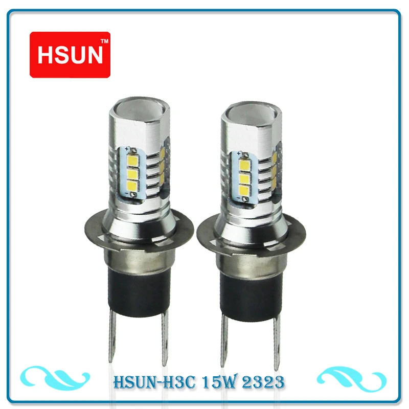

HSUN 2pcs H3C 64146BC High Power 2323 Chips LED Car truck Fog Light DRL BULB LAMP 12V Fog Light Auto Turn Singnal Lamp Bulb