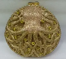 Freies verschiffen!! B21, mode top kristallsteinen ring handtaschen für damen nette parteibeutel