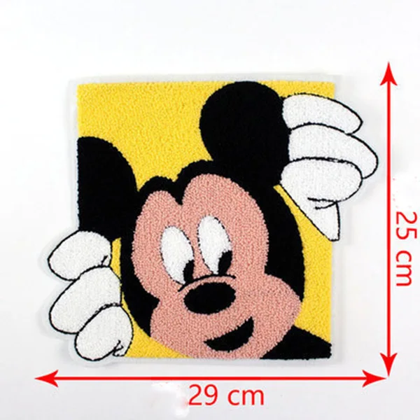 

Embroidered sew-on big Patches Clothes Sewing DIY baby Motif Applique Sticker handmade patch Cartoon decoration Minnie Mickey