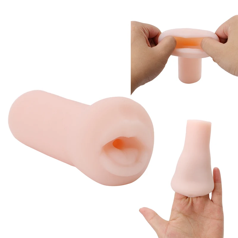 Soft Silicone Pocket Pussy Masturbator Sex Toy For Men Real Feeling Toy