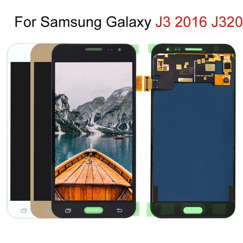 ЖК-дисплей 5 &quotдля Samsung Galaxy J3 2016 J320 J320A J320F J320M сенсорный экран с дигитайзером в
