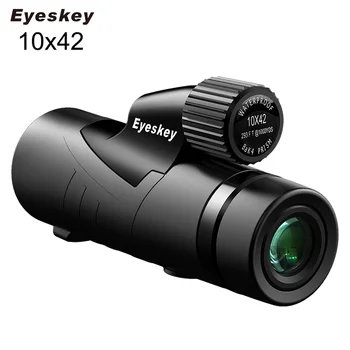 

Eyeskey 10x42 Monocular Fully Multi-coated Bak4 Prism Optics Telescope Waterproof Monoculars Outdoors Camping Hunting Scopes