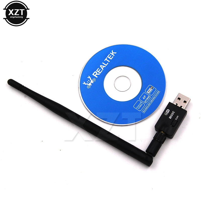 1PCS 300Mbps Wireless 5dB USB Wifi receiver transmitter Adapter LAN Card 802.11n Mini WLAN PC Wi-Fi High speed 8219EU chip