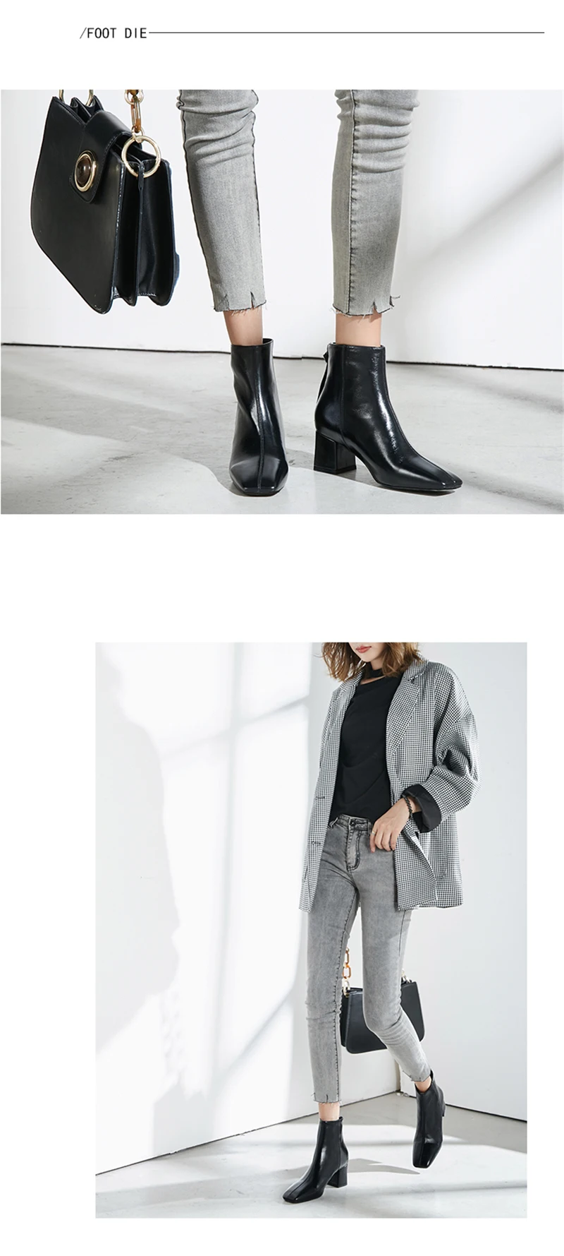 MSSTOR квадратный носок Швейные кожаные сапоги Для женщин большой размер 42 зимние вечерние элегантные коричневые сапоги на высоком каблуке