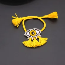 Новый богемный модный полноцветный браслет ручной работы Joker Eye