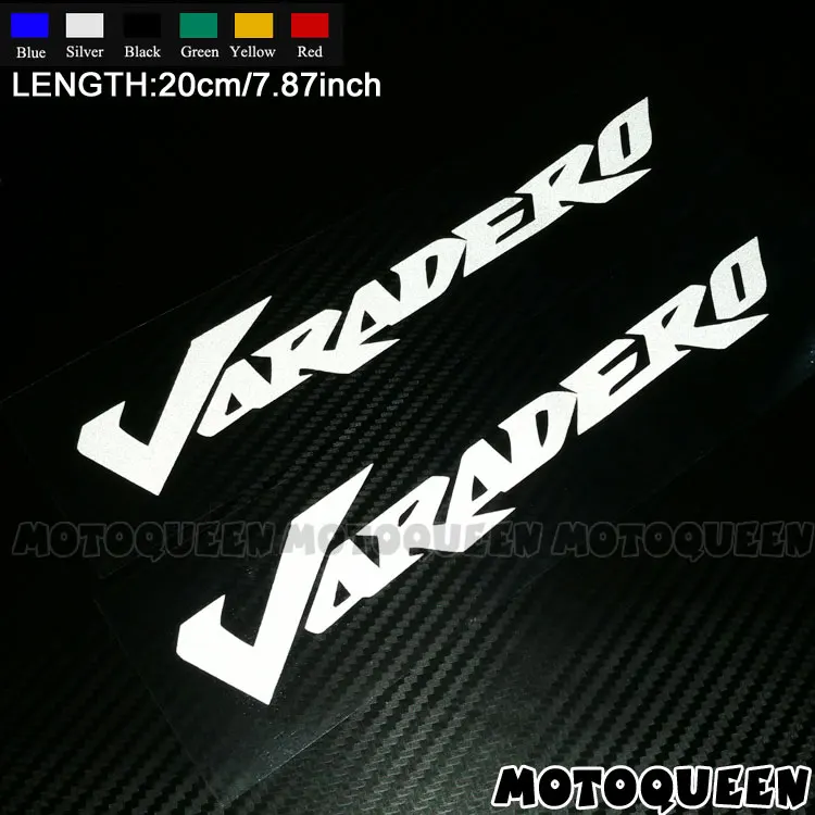 2 шт мотоциклетные колеса шлем с обтекателем Танк накладка украшение логотип Светоотражающие аксессуары наклейки для Honda Varadero 1000