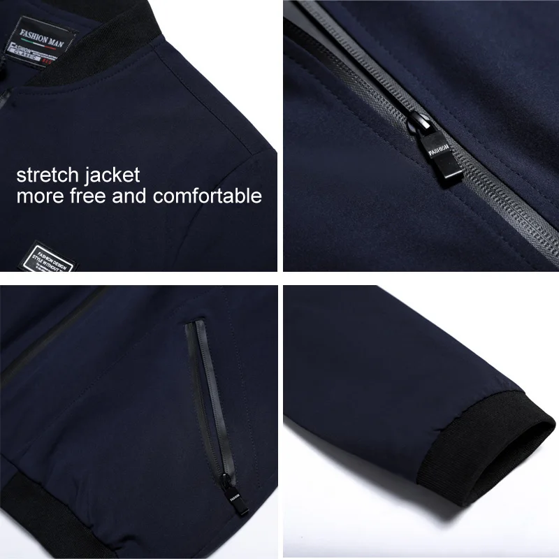 LOMAIYI كبيرة حجم 8XL الرجال منفذها السترات الرجال الربيع الخريف عارضة معطف رجالي صالح سليم سترة واقية الذكور البيسبول سترة BM281 LOMAIYI كبيرة حجم 8XL الرجال منفذها السترات الرجال الربيع الخريف عارضة معطف رجالي صالح سليم سترة واقية الذكور البيسبول سترة BM281