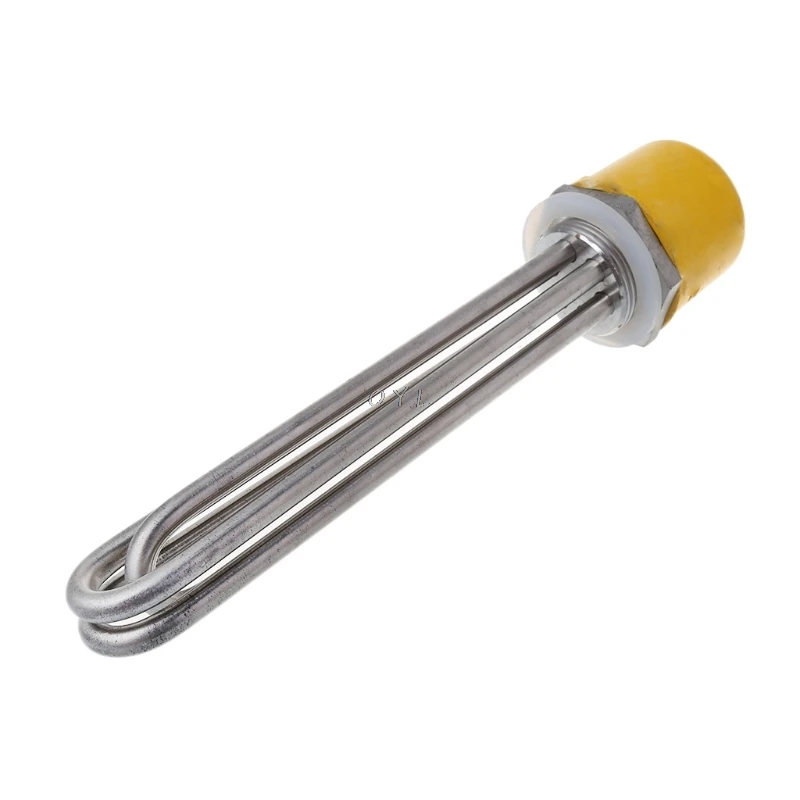  DN32 Thread Heating Pipe Replacement Water Heater Electrical Immersion Element Booster 3KW/4.5KW/6K