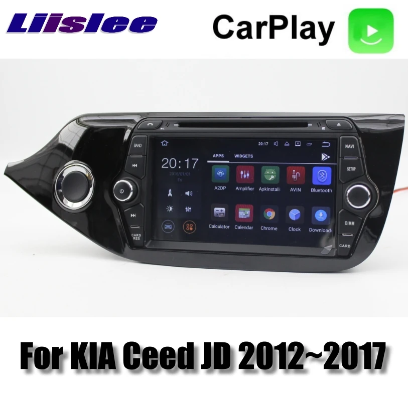 For KIA Ceed Cee'd JD 2012~2017 Car Multimedia TV DVD GPS Radio Carplay Original Style Navigation Liislee Advanced Navi 2