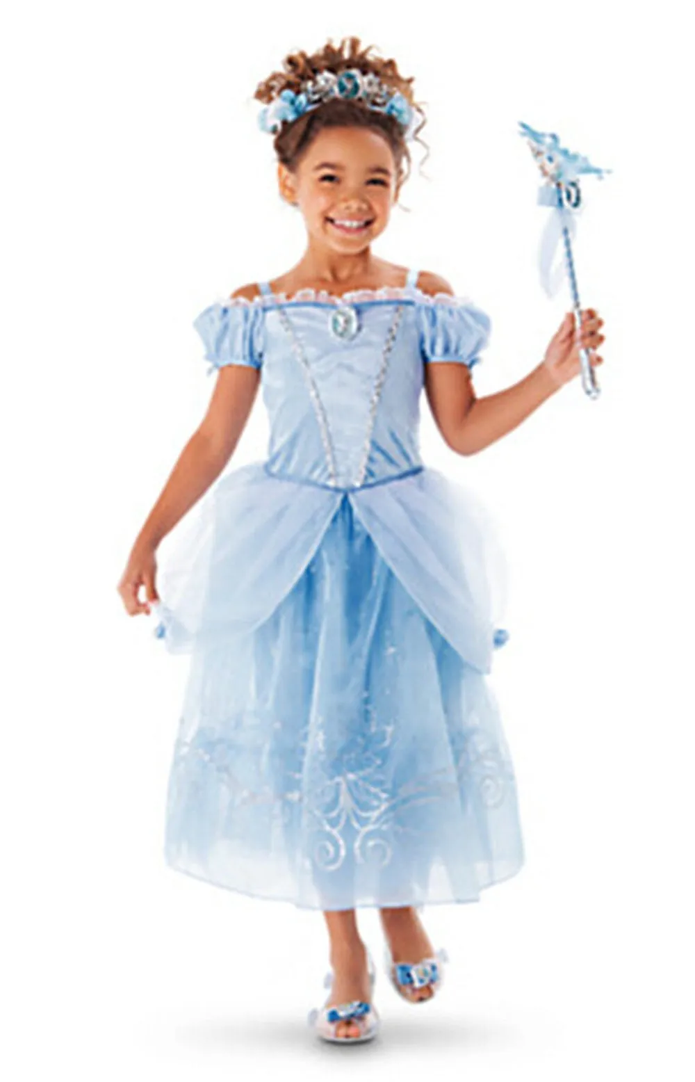 Новое летнее платье Эльзы для девочек в стиле Рапунцель вечерние платья детское платье принцессы Софии Детский костюм подружки невесты