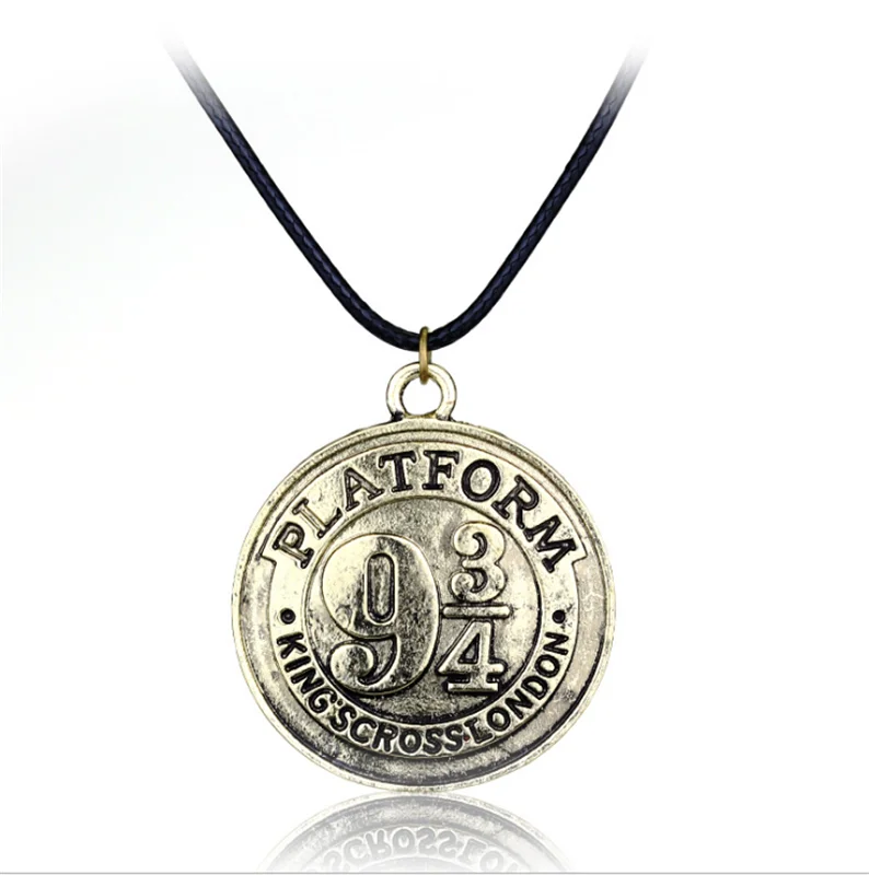

Platform 9 3/4 Pendant Necklace King's Cross Station HP Hogwarts Express Necklace Magical World Inspired Necklace