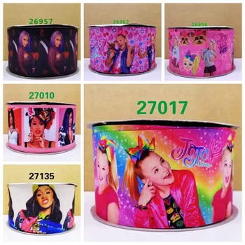 

Free shipping 50 yard cartoon printed grosgrain ribbon 27135