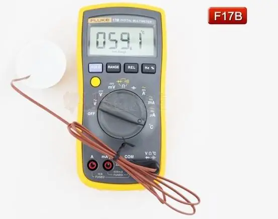 

Original Fluke 17B F17B Digital Multimeter with temperature probe can measure temperature